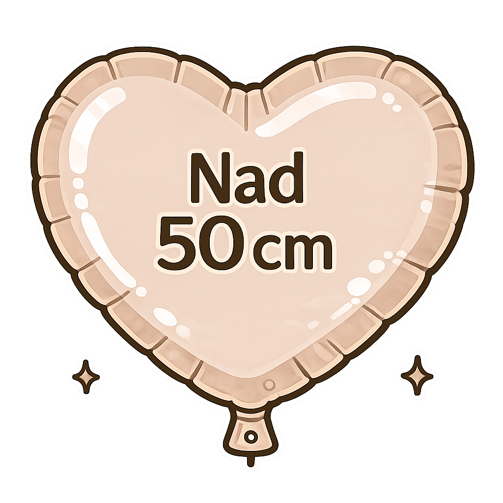 Foliové balonky nad 50 cm